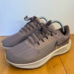 NIKE || Air Zoom Pegasus 38 Shield Running Shoes Purple Smoke Wm 9